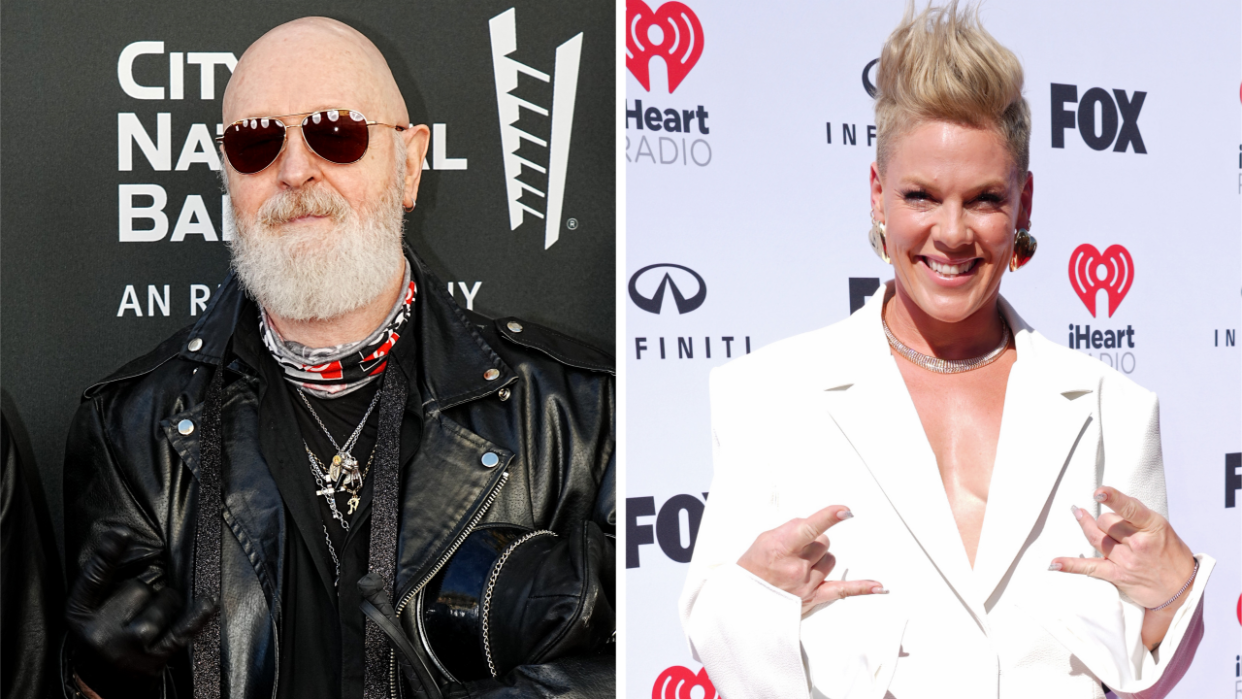  Rob Halford and Pink 