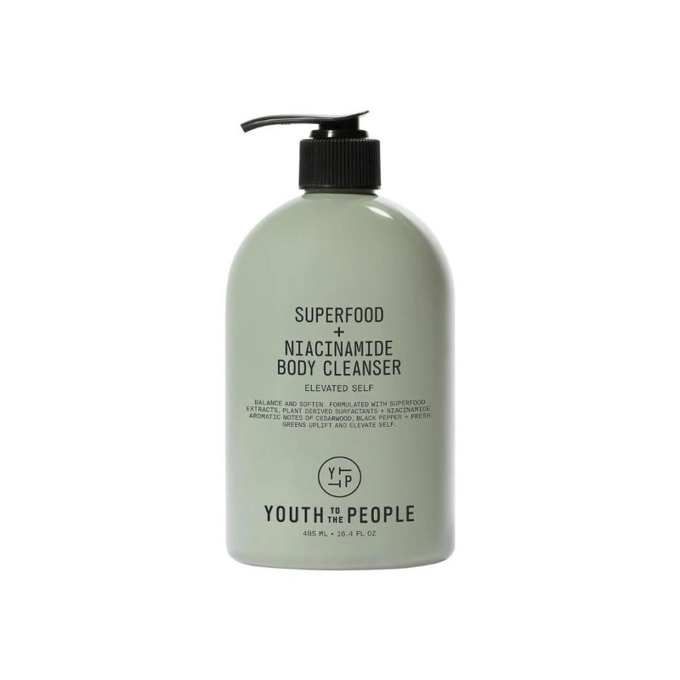 <p><a href="https://go.redirectingat.com?id=74968X1596630&url=https%3A%2F%2Fwww.sephora.com%2Fproduct%2Fyouth-to-the-people-superfood-niacinamide-body-cleanser-wash-P509278&sref=https%3A%2F%2Fwww.harpersbazaar.com%2Fbeauty%2Fskin-care%2Fg60149770%2Fbest-body-wash-for-women%2F" rel="nofollow noopener" target="_blank" data-ylk="slk:Shop Now;elm:context_link;itc:0;sec:content-canvas" class="link ">Shop Now</a></p><p>Superfood + Niacinamide Body Cleanser</p><p>sephora.com</p><p>$39.00</p>