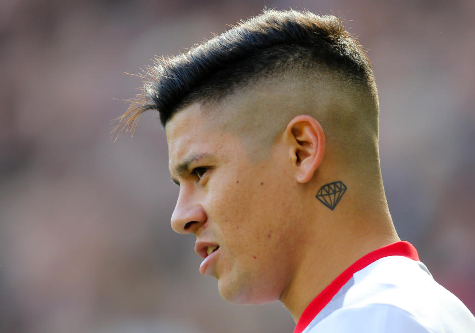 Manchester United's Marcus Rojo