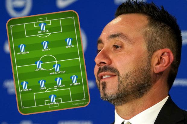 Will this be Roberto De Zerbi's first starting line-up for Brighton?