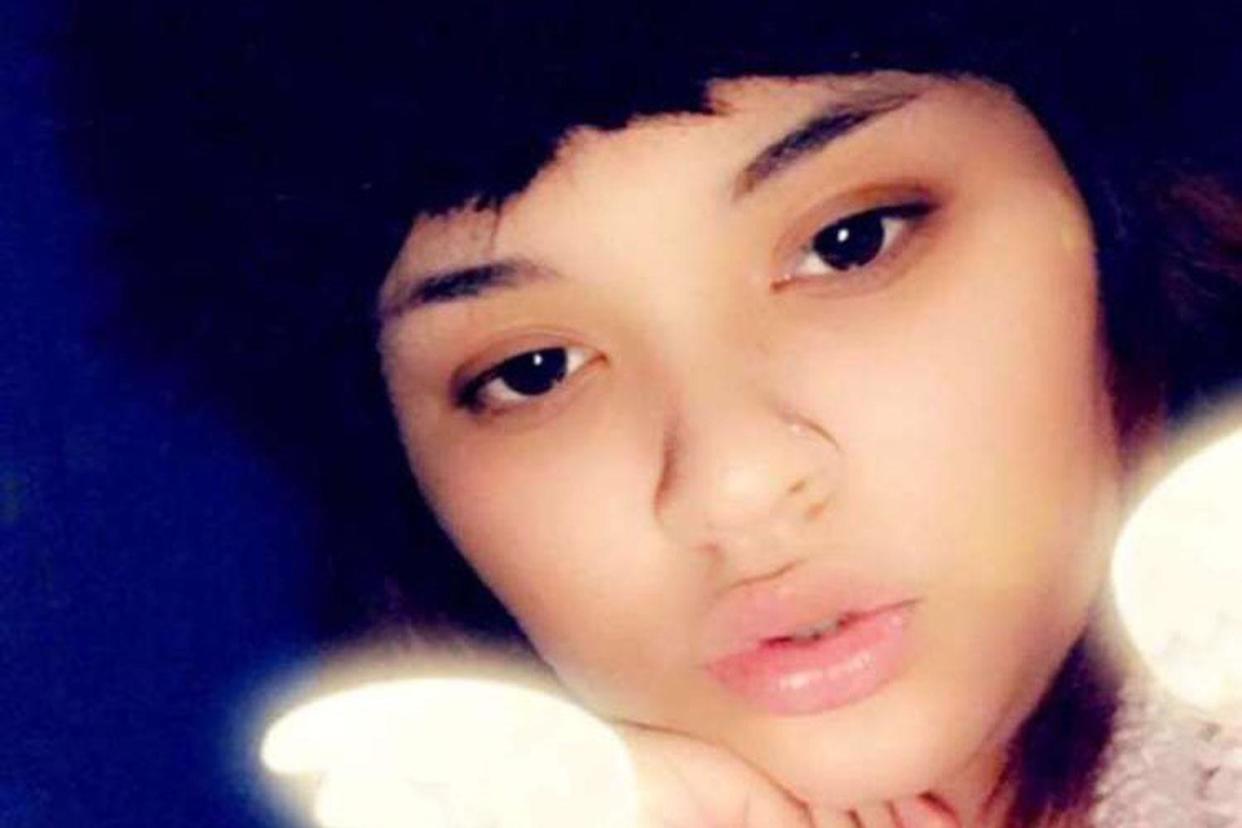 The girl, named locally as Tanesha, was shot dead in a suspected drive-by shooting while chatting with friends