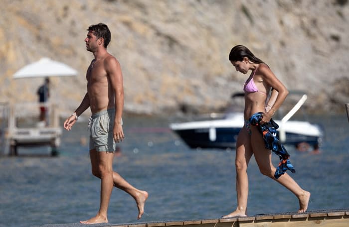 Sergi Roberto y Coral Simanovich en Ibiza