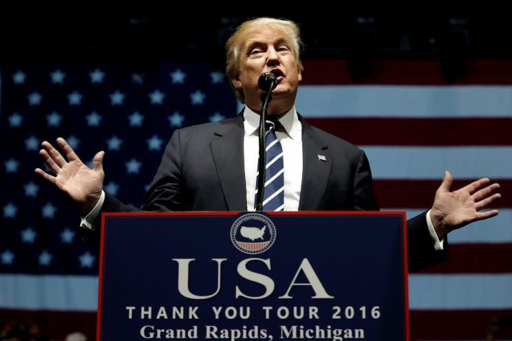 Trump rally in Grand Rapids, Michigan