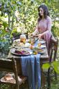 <p>Now that we can *finally* enjoy the outdoors again, host a cocktail party or dinner right in your backyard. Set up a table with fresh decor and foods that nod to the season. And don’t forget the punch or lemonade!</p>