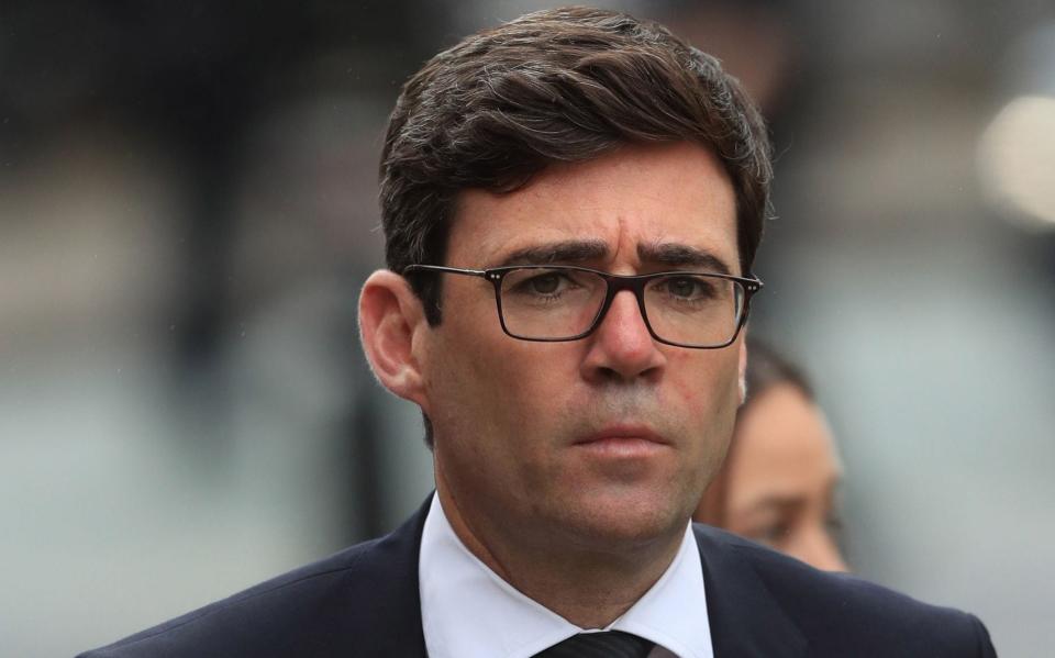 File photo dated 26/07/17 of Mayor of Greater Manchester Andy Burnham who says the Prime Minister needs to step in to end the railways "chaos" in the north of England. PRESS ASSOCIATION Photo. Issue date: Monday July 30, 2018. See PA story POLITICS Rail. Photo credit should read: Danny Lawson/PA Wire - Danny Lawson/PA Wire