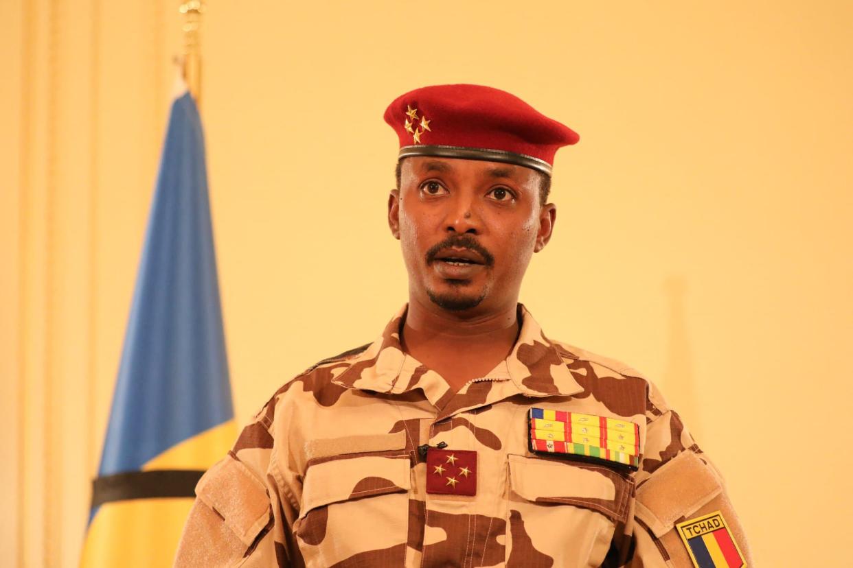 Mahamat Idriss Déby, le fils du défunt président tchadien Idriss Déby Itno - Brahim ADJI / Tchad Presidential Palace / AFP