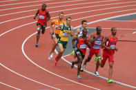 LONDON, ENGLAND - AUGUST 06: Duane Solomon of the United States competes in the Men's 800m heat on Day 10 of the London 2012 Olympic Games at the Olympic Stadium on August 6, 2012 in London, England. (Photo by Hannah Johnston/Getty Images)