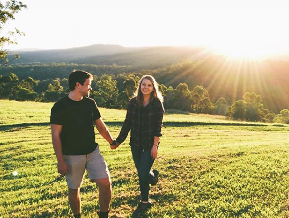 Bindi Irwin has posted this gorgeous snap with her partner Chandler Powell accompanied with the caption, “Sunshine smiles with the love of my life.” Source: Instagram/bindiirwin