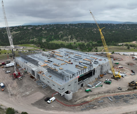 Entegris' new Manufacturing Center of Excellence under construction in Colorado Springs, CO, will manufacture products critical to the future of semiconductor manufacturing in the U.S. (Photo: Entegris)