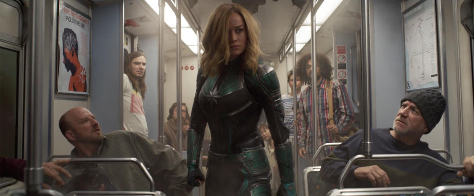 Brie Larson in Captain Marvel (Credit: Marvel/Disney)