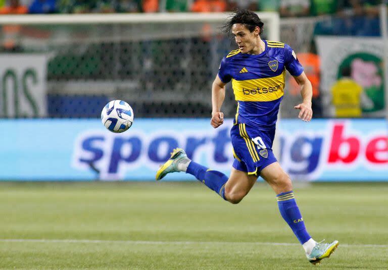 Edinson Cavani sería titular en Boca para recibir a Sportivo Trinidense por la Copa Sudamericana, este martes
