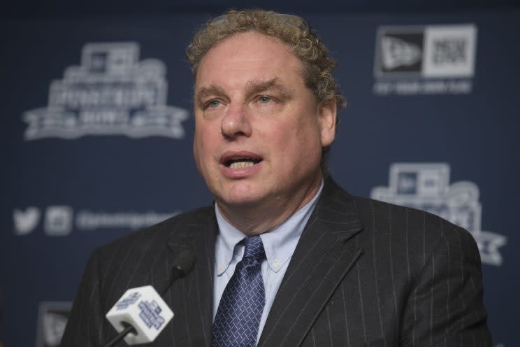 Yankees president Randy Levine has had a sudden change of heart about Dellin Betances. (AP Photo)