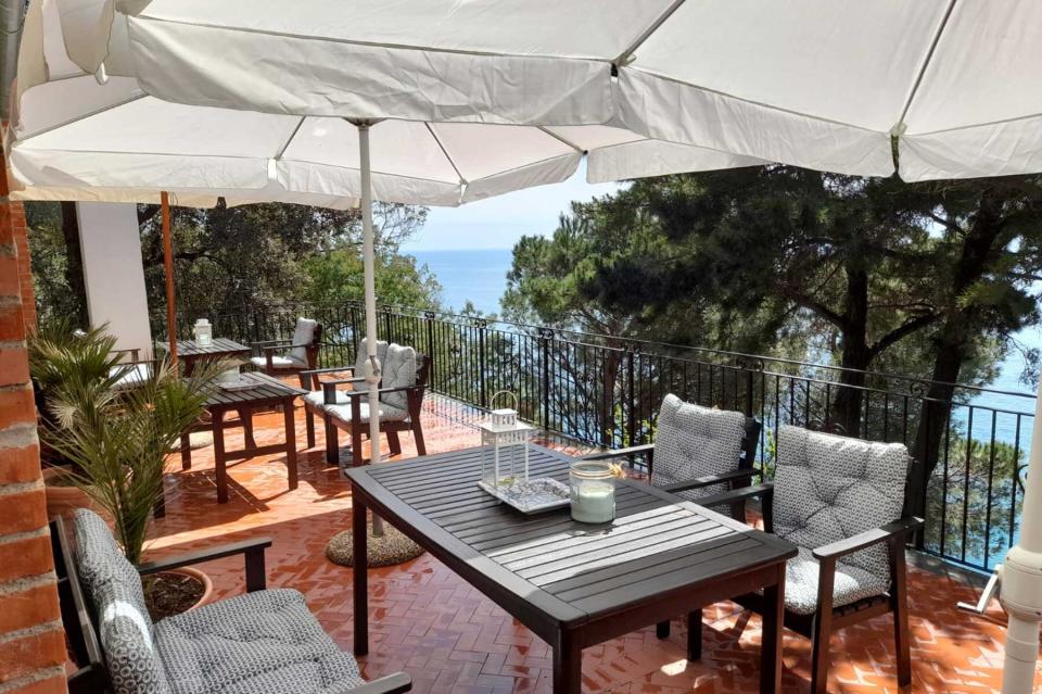 Patio at L’Eremo sul Mare, Cinque Terre, Italy