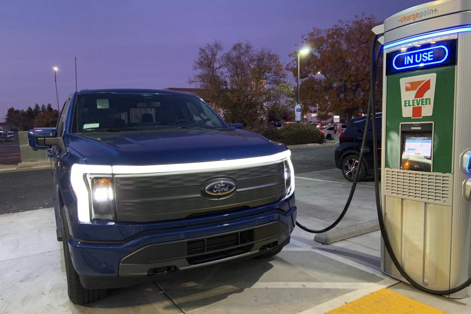 Used electric vehicles and hybrids up to four years old can receive a rebate up to $2,500. (Courtesy of Edmunds via AP)