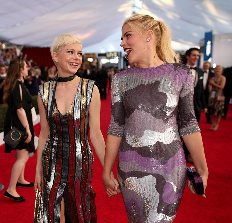 Michelle Williams and Busy Philipps