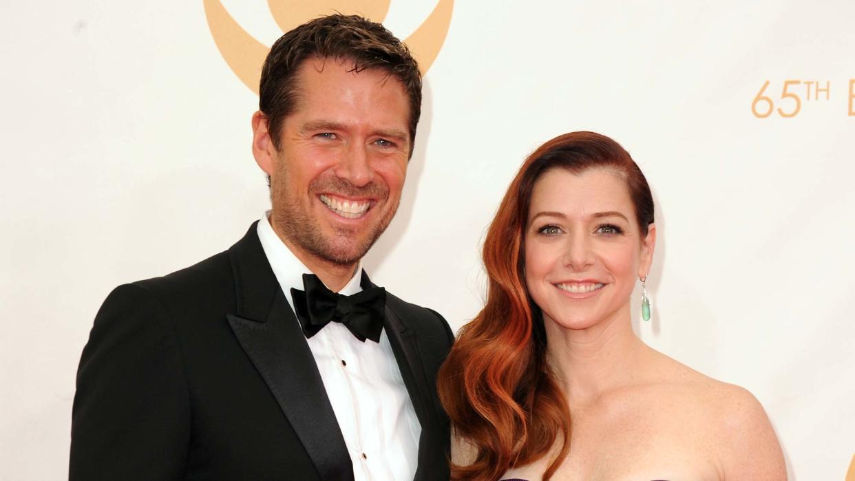 Alexis Denisof and Alyson Hannigan