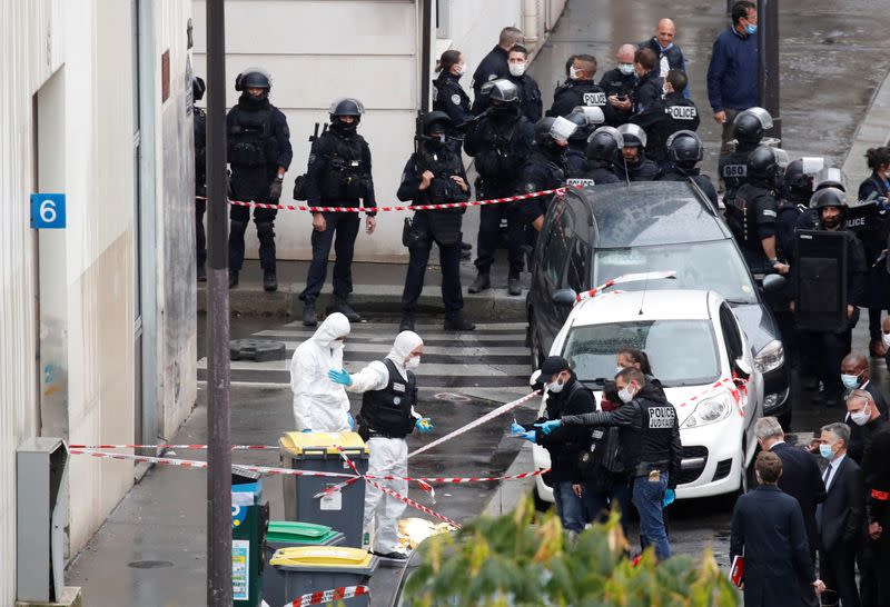 Police operation ongoing near the former offices of Charlie Hebdo, in Paris