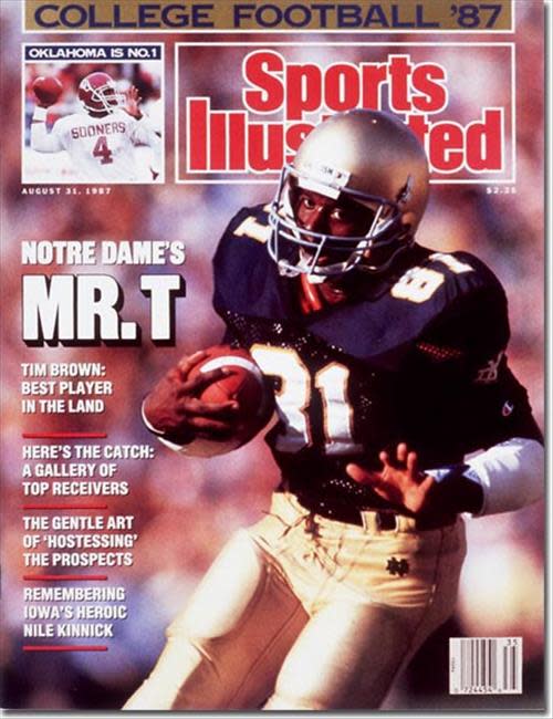 College football season preview edition (Tim Brown, WR).