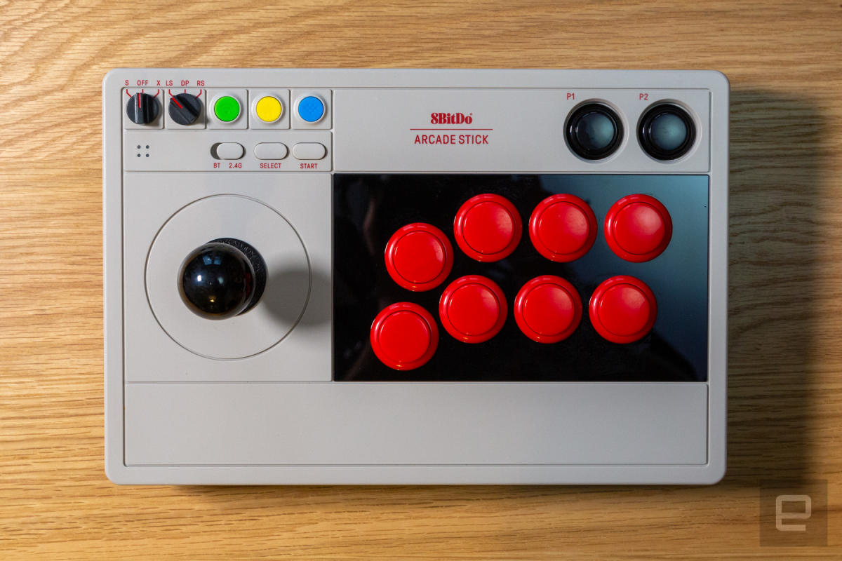 AS IS 8Bitdo Arcade Stick USB ONLY 80FE Sanwa Seimitsu Board Controller For  Game