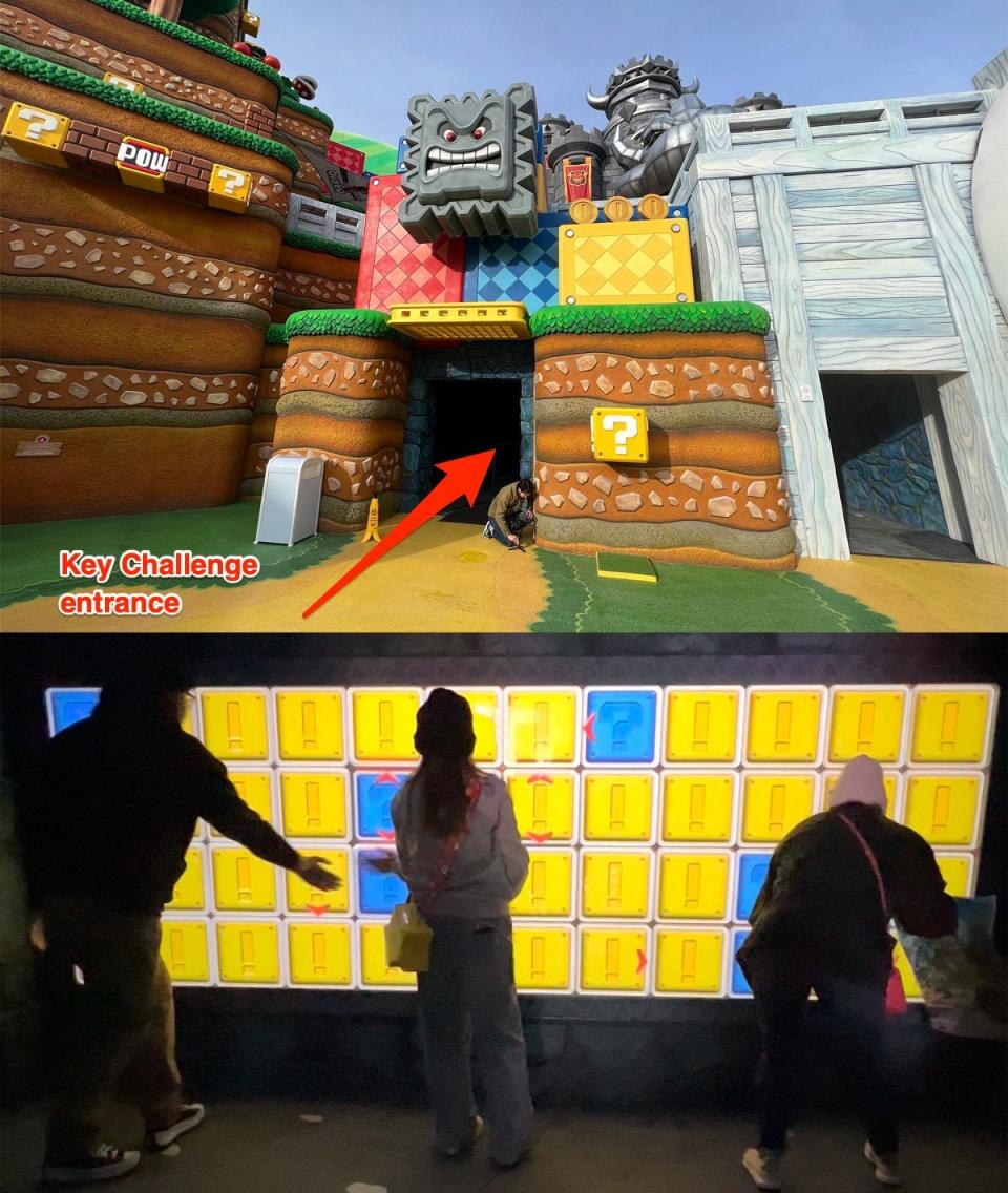 Super Nintendo World, Thwomp game entrance