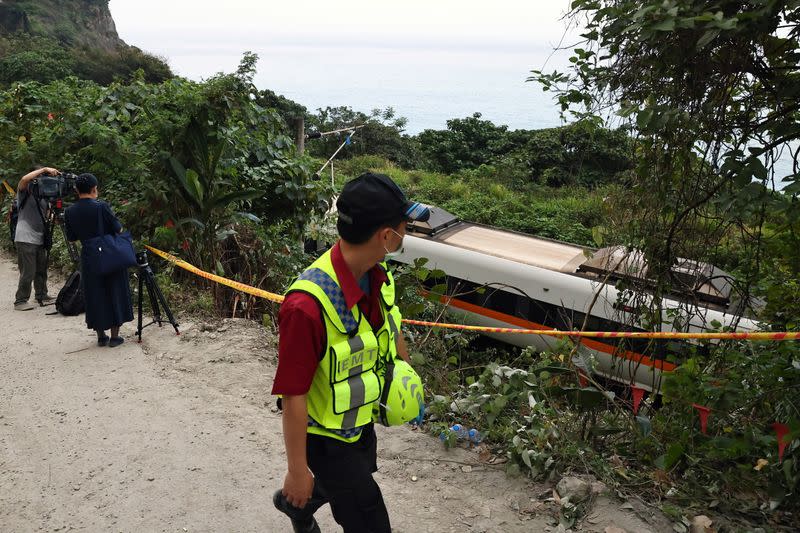 Train derailment in eastern Taiwan