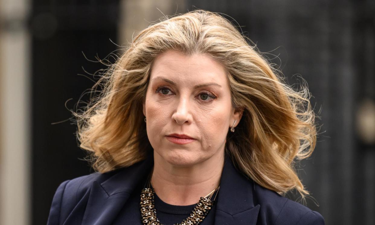 <span>‘Everyone knows that Penny’s rivals are just trying to stir up trouble,’ one Mordaunt supporter said.</span><span>Photograph: Leon Neal/Getty Images</span>