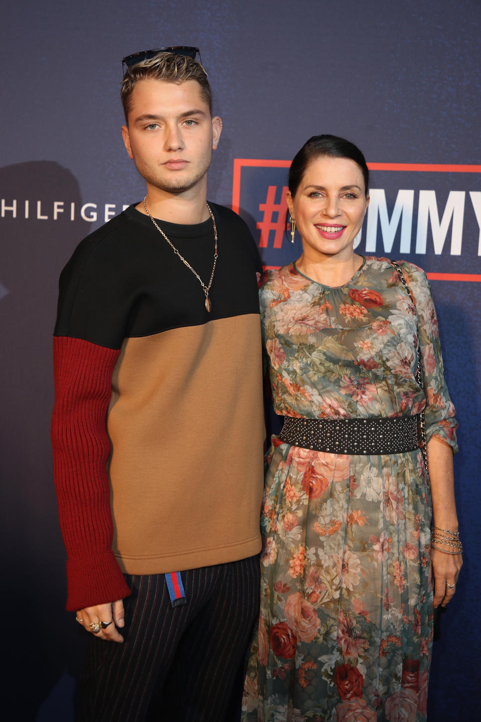 Rafferty Law and Sadie Frost attend the Tommy Hilfiger show during London Fashion Week September 2017 on September 19, 2017 in London, England.  (Photo by Mike Marsland/BFC/Getty Images for The British Fashion Council)