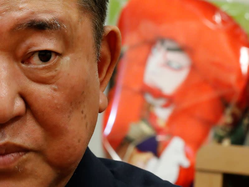 Japan's ruling Liberal Democratic Party lawmaker Shigeru Ishiba is pictured during an interview with Reuters at his office in Tokyo