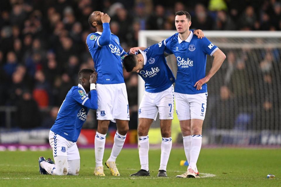 Everton’s wait for silverware continues  (Getty Images)