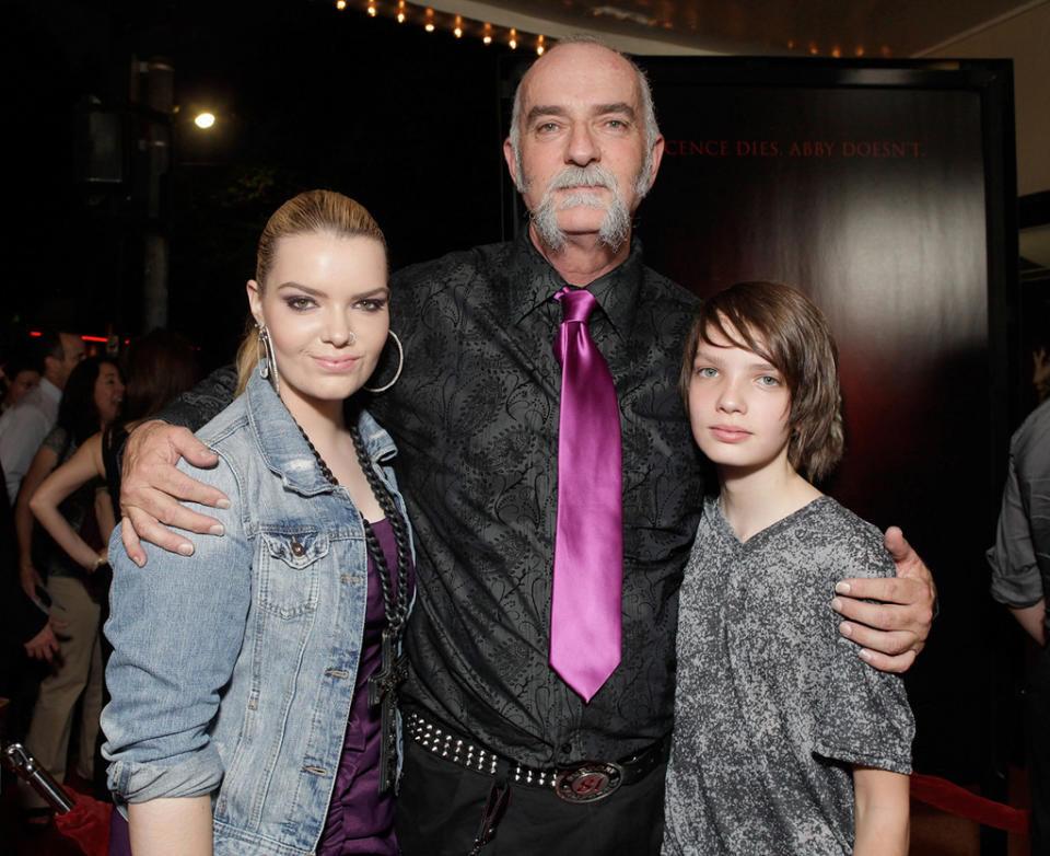 Let Me In LA Premiere 2010 Sianoa Smit McPhee Andy McPhee Kodi Smit McPhee