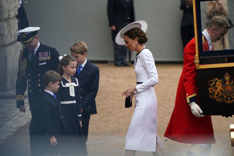 princess charlotte at trooping the colour 2024