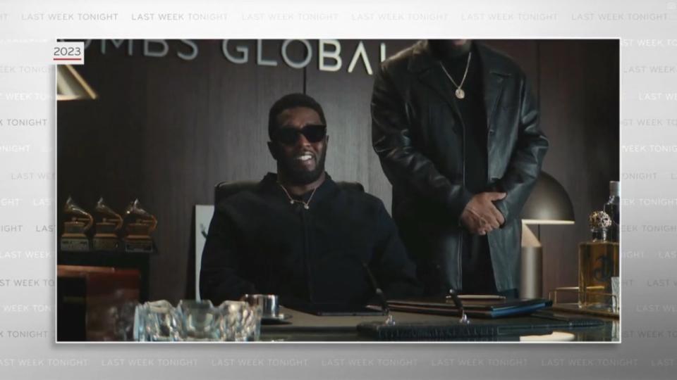 Diddy in the 2023 Super Bowl commercial for Uber Eats. HBO