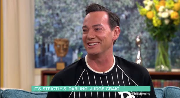 Craig Revel Horwood revealed a big 'Strictly Come Dancing' twist during an interview on 'This Morning'. (Credit: ITV)