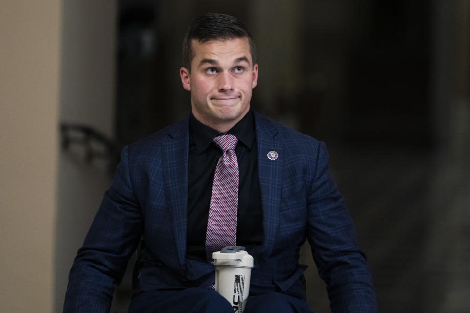 Rep. Madison Cawthorn, R-N.C., is seen in the U.S. Capitol.