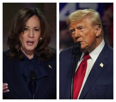 Vice President Kamala Harris and former President Donald Trump