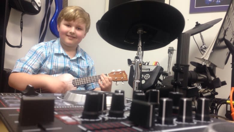 Meet an 8-year-old boy who has already recorded 7 albums