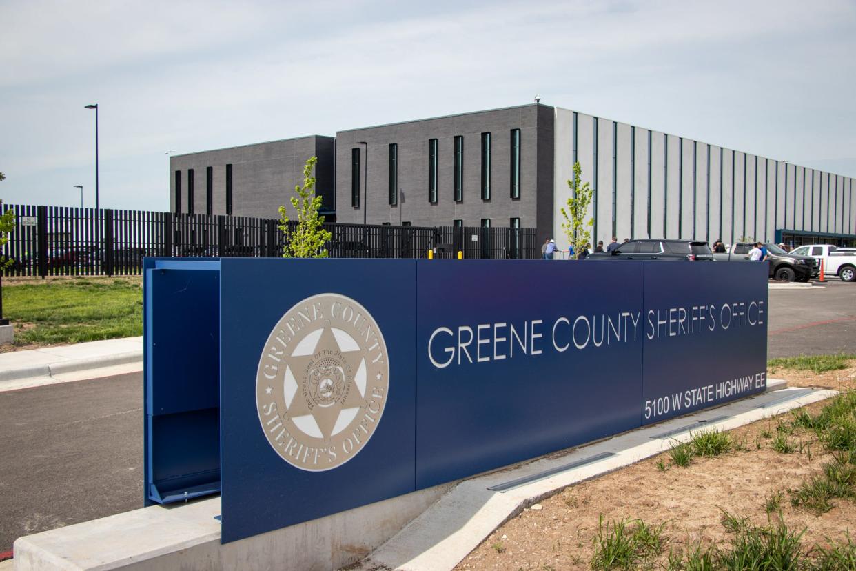 The new Greene County Sheriff's Office and Jail is located at 1199 N. Haseltine Road. A cornerstone dedication ceremony for the new facility was held Friday, May 13.