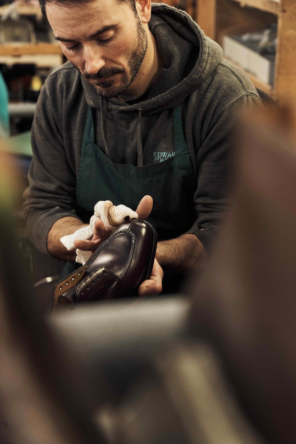 Edward Green shoemakers, based in Northampton, England.