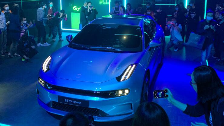 Der chinesische Autobauer Geely stellt das elektrische Konzeptauto 