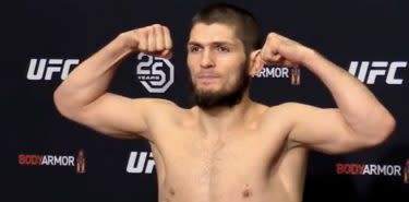 Khabib Nurmagomedov - UFC-223 official weigh-in