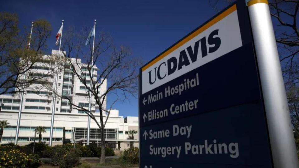 戴維斯加大醫院表示麻疹問題目前「已受到控制」。（圖／翻攝自紐約郵報）