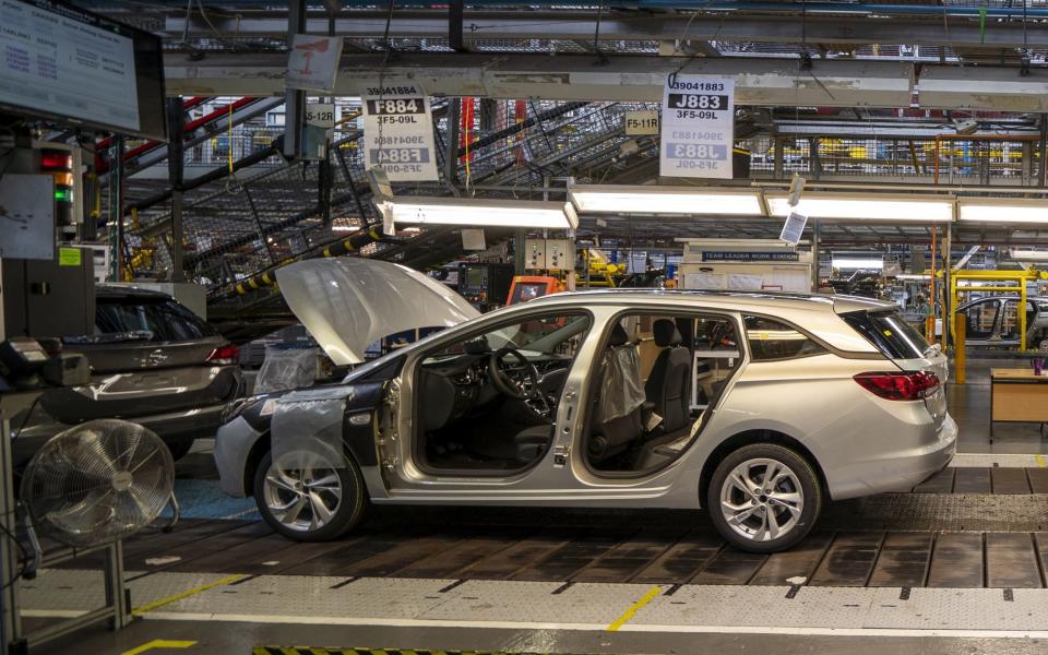 Car production increased in the UK last month - Peter Byrne/PA Wire