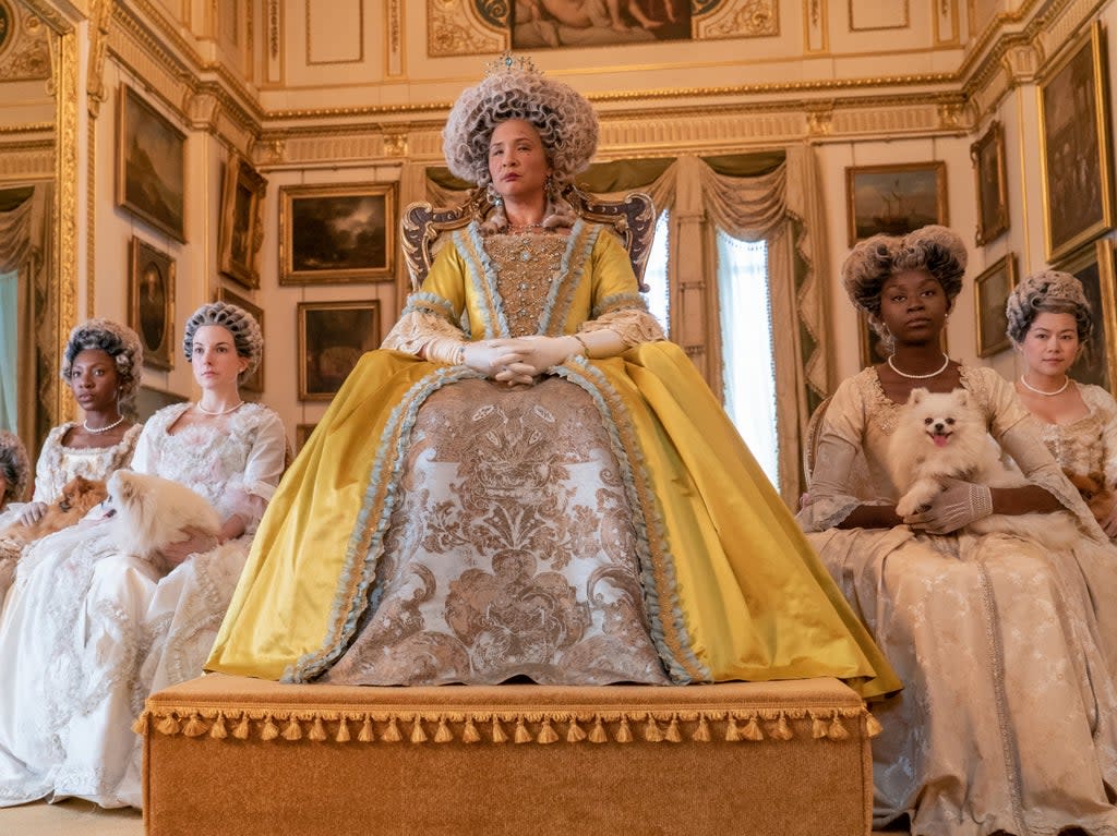 Queen Charlotte, played by Golda Rosheuvel (Netflix)