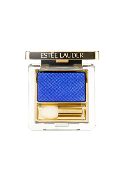 <div class="caption-credit"> Photo by: TotalBeauty.com</div><div class="caption-title">Estée Lauder Pure Color Gelée Powder EyeShadow in Fire Sapphire, $24</div>Last summer, Estée Lauder had a preview event for their fall makeup collection, and Creative Director Tom Pecheux presented a tray of eyeshadows to a room full of beauty editors. There was an audible gasp when he showed us this shade, called Fire Sapphire. It's a gorgeous metallic shadow that can be used dry (for a sheer wash of color) or wet (for more intense pigment).