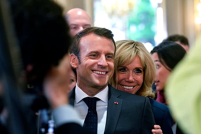 El matrimonio Macron