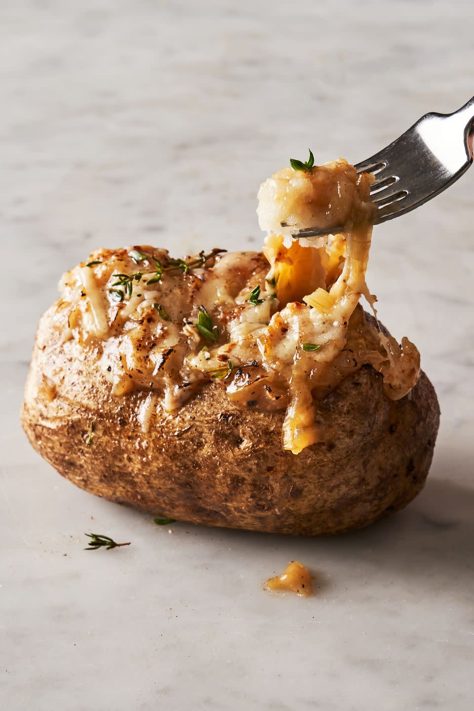 16) French Onion Baked Potatoes