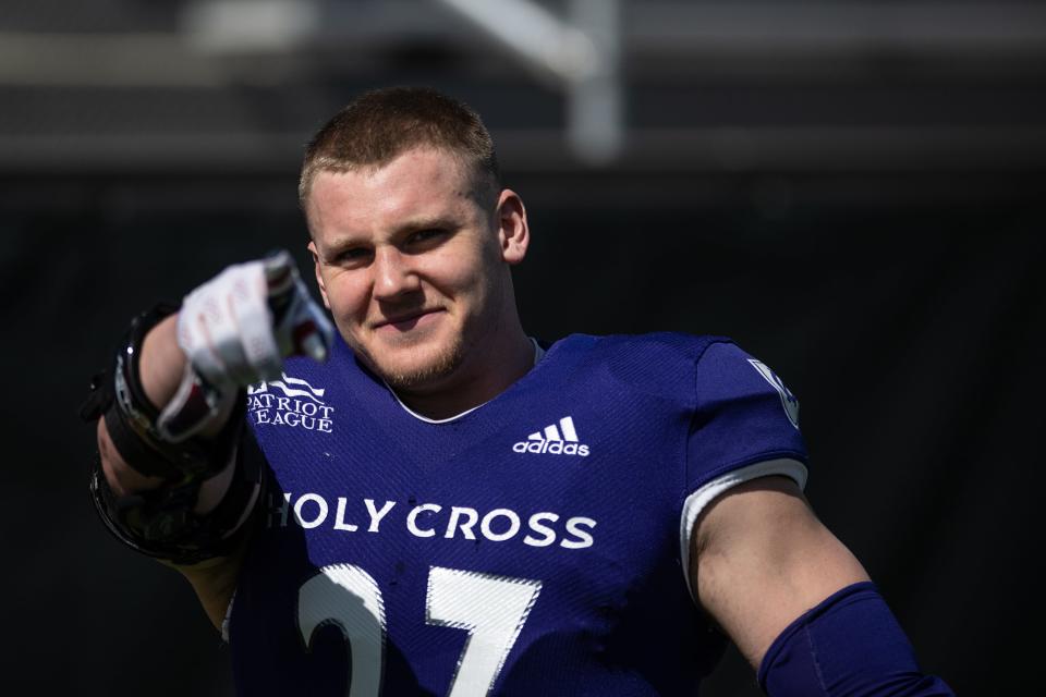 Linebacker Jacob Dobbs again will help point Holy Cross' direction this football season.