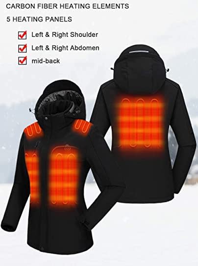 Carbon fiber heating helps keep you warm when the temperature drops. Image via Amazon.