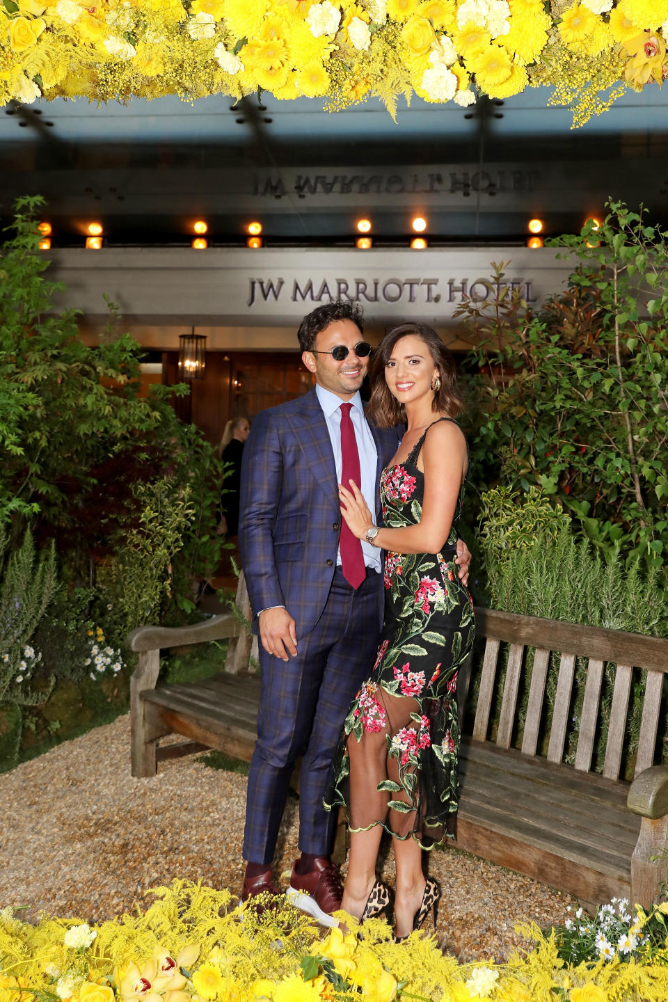 LONDON, ENGLAND - APRIL 30: Ryan Thomas and Lucy Mecklenburgh 
 celebrate the 90th Anniversary of JW Marriott Grosvenor House London on April 30, 2019 in London, England. (Photo by David M. Benett/Dave Benett/Getty Images for JW Marriott Grosvenor House London)