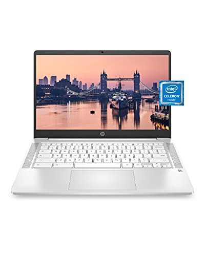 HP Chromebook 14 Laptop, Intel Celeron N4000 Processor, 4 GB RAM, 32 GB eMMC, 14” HD Display,…